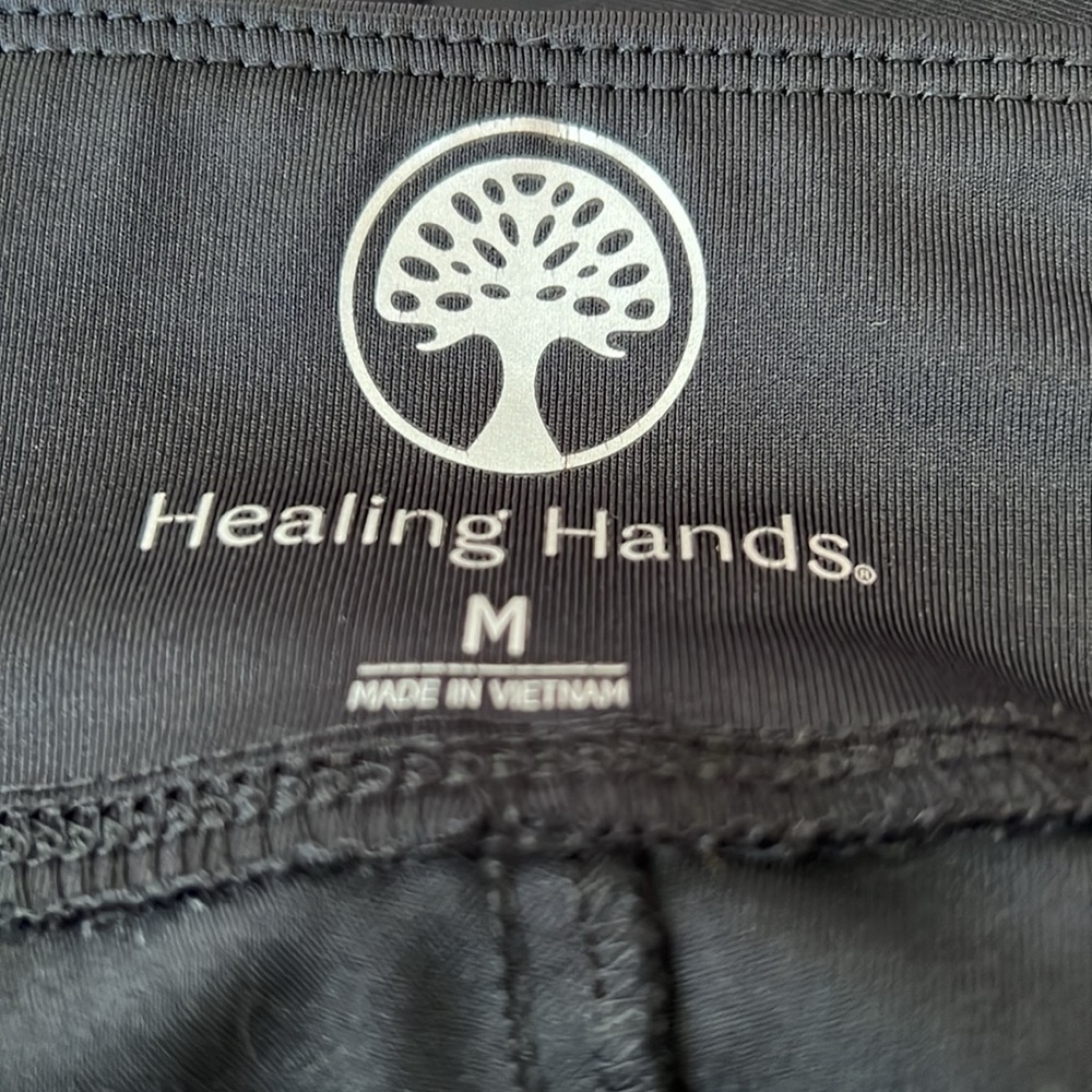 healing hands Black Women's Scrub Jogger Pants - Picture 3 of 4